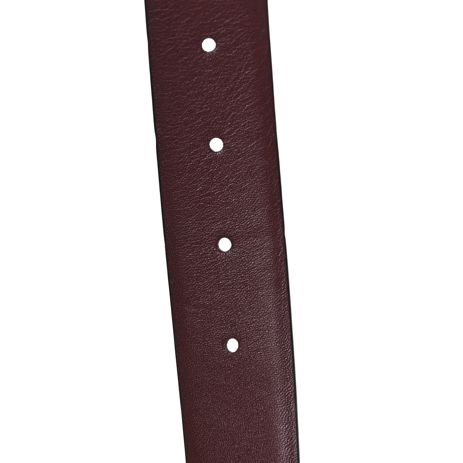 Chanel Calfskin CC Reversible Belt 70 Black Burgundy 3 of 5