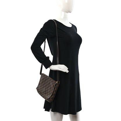 Louis Vuitton Damier Ebene Musette Tango Long Strap 2 of 9