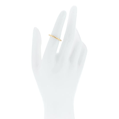 David Yurman 18K Yellow Gold 2.45mm Cable Classics Band Ring 50 5.5 2 of 4
