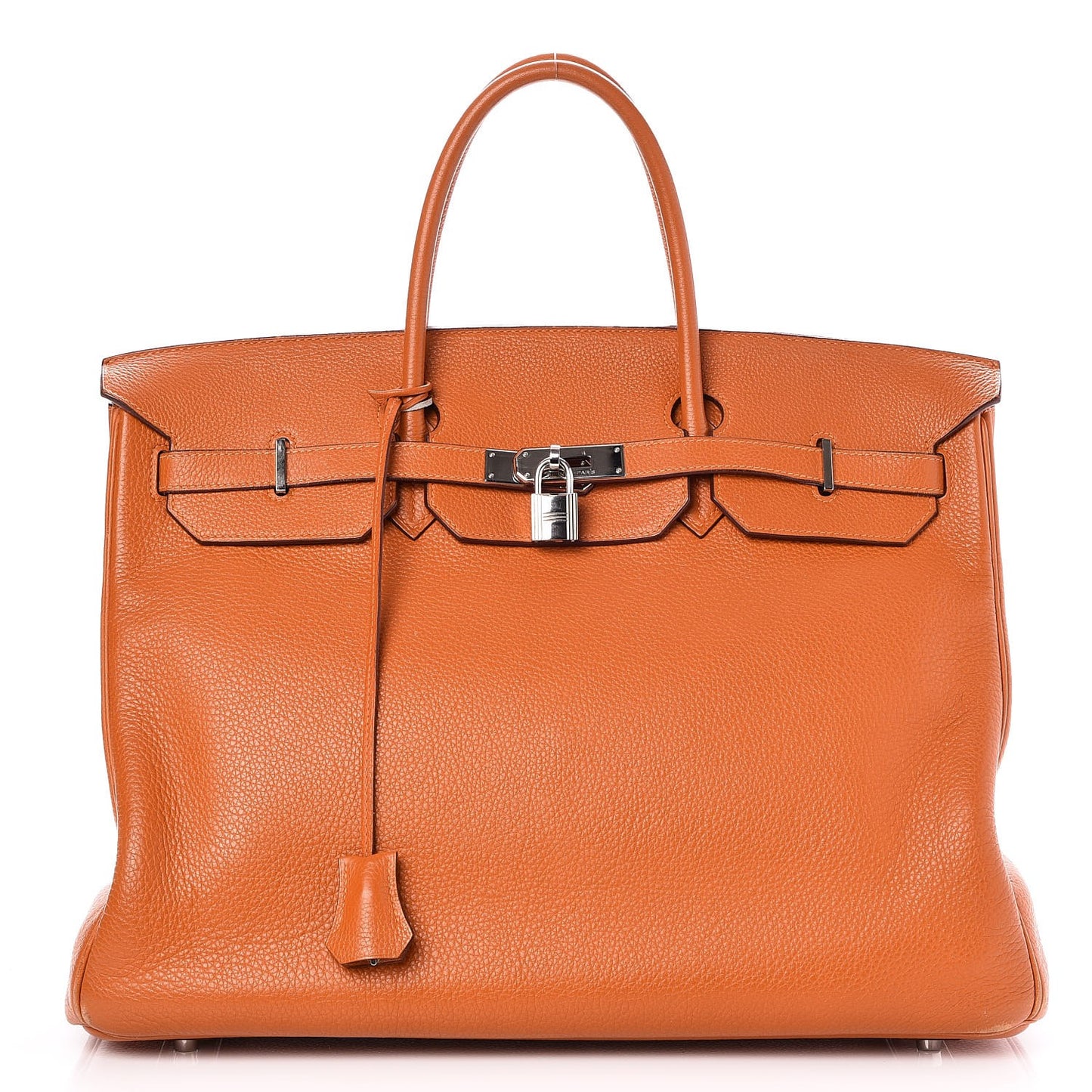 Taurillon Clemence Birkin 40 Orange