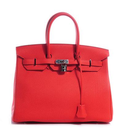 Hermes Togo Birkin 35 Capucine 1 of 10