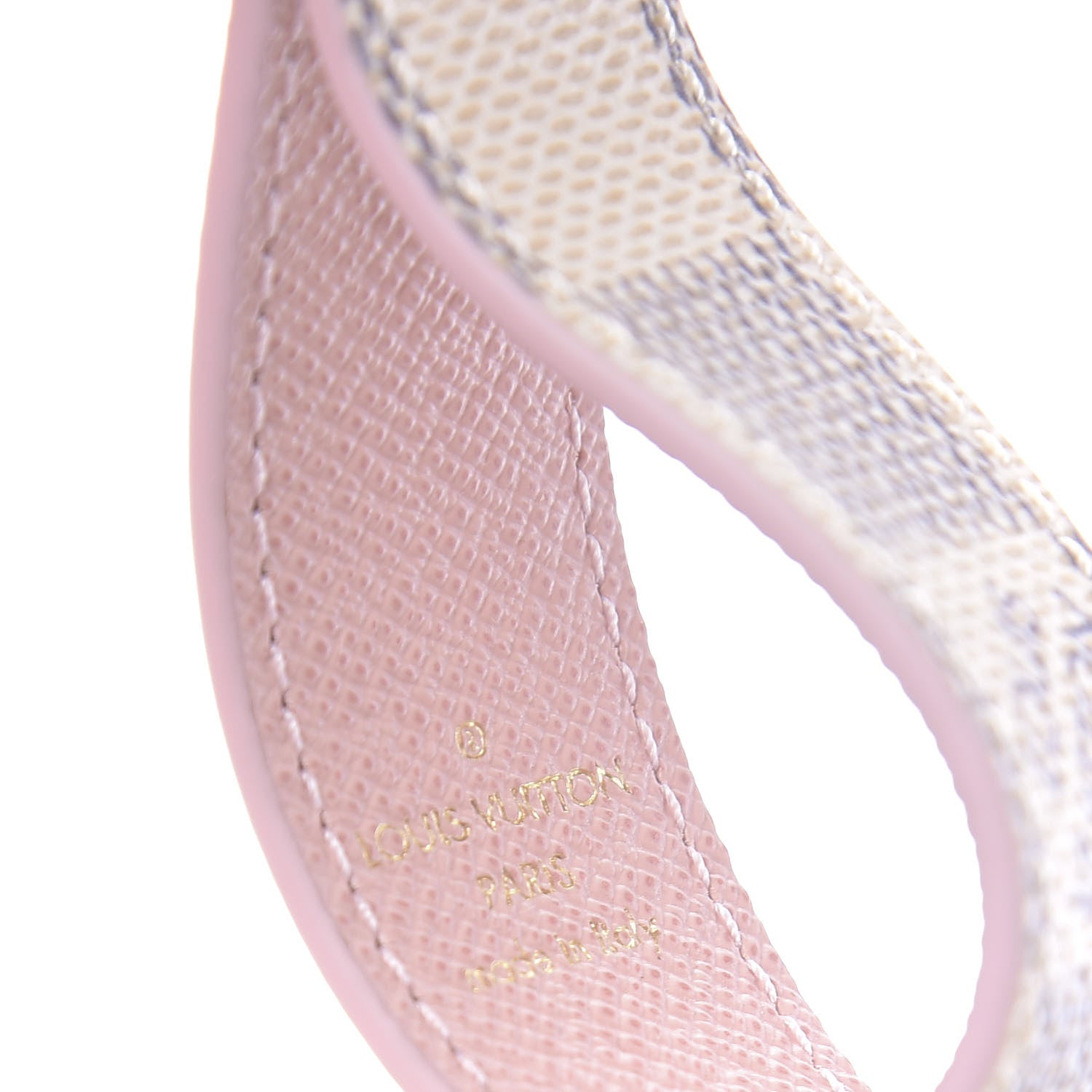 Louis Vuitton Damier Azur Dragonne Key Holder Rose Ballerine 4 of 4