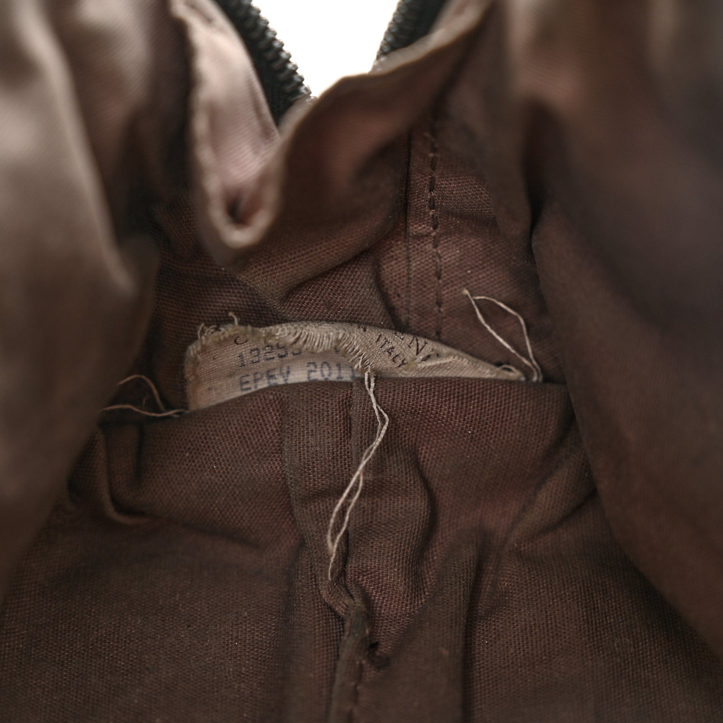 Nappa Intrecciato Small Cosmetic Pouch Black