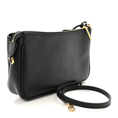 Balenciaga Natural Smooth Calfskin Rodeo Sling Pochette Black 3 of 10