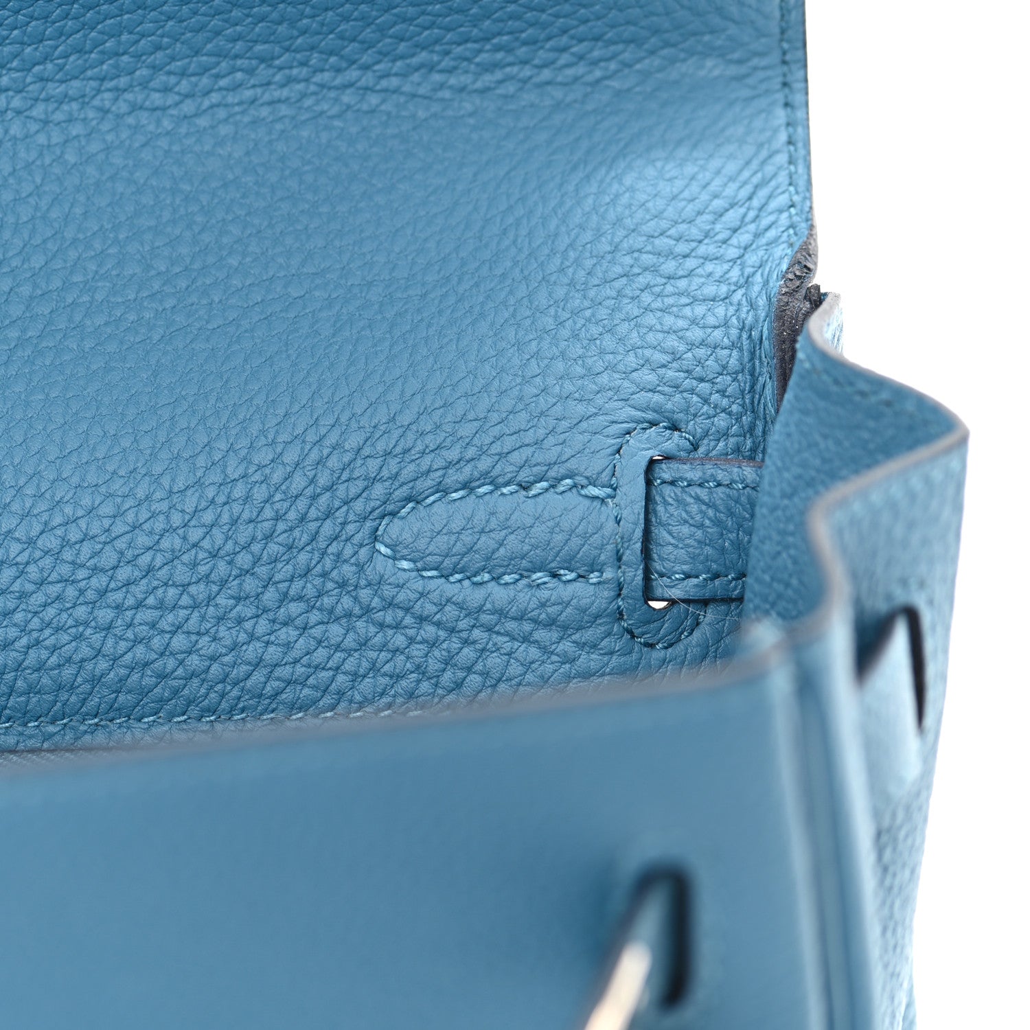 Hermes Togo Kelly Retourne 25 Azur 20 of 36