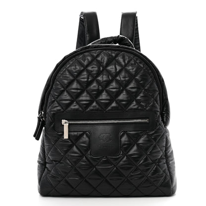 Chanel Nylon Quilted Coco Cocoon Backpack Black 1 of 11