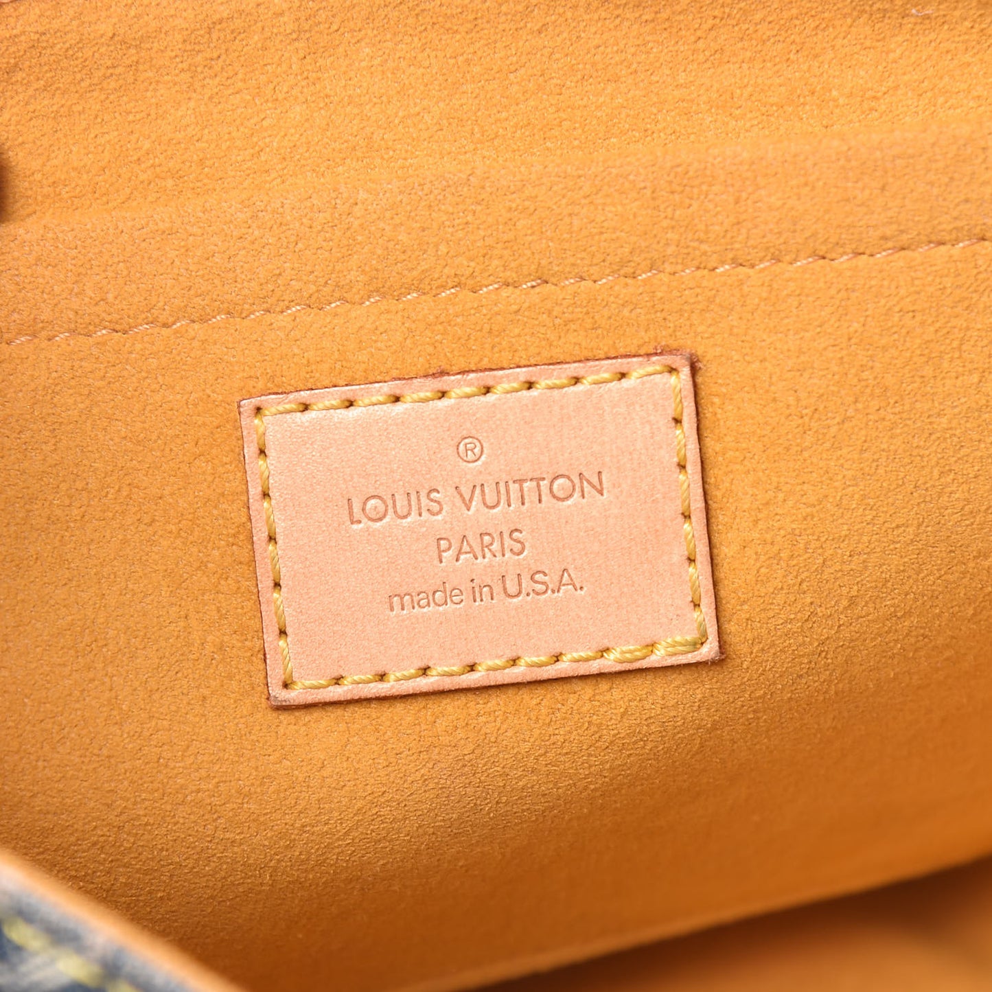 Monogram Denim Mini Pleaty Blue