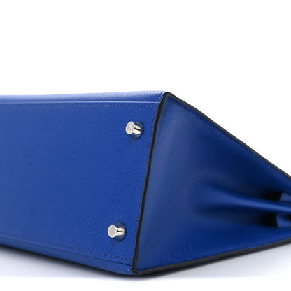Hermes Epsom Kelly Sellier 28 Bleu Royal 10 of 10