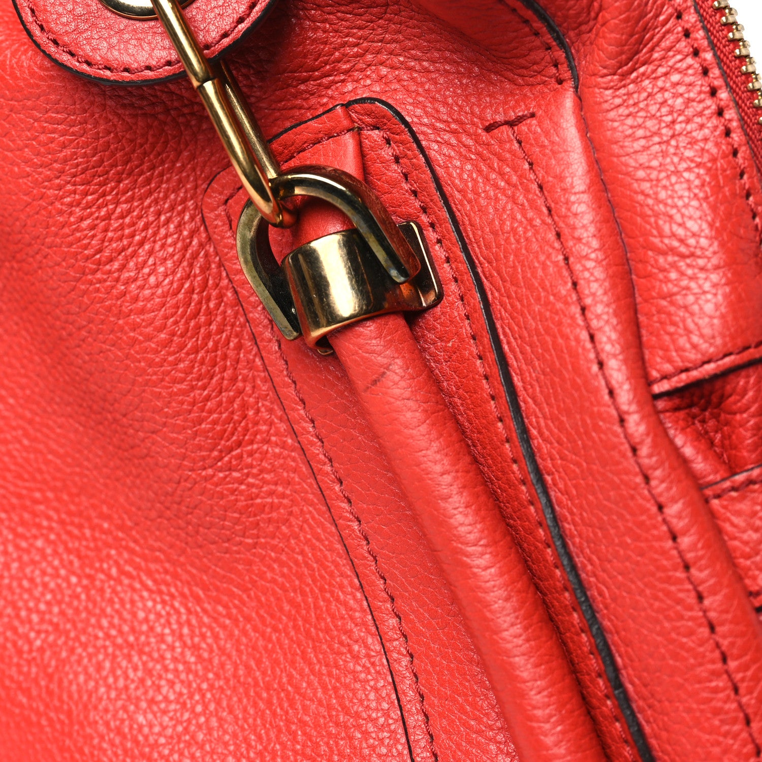 Chloe Calfskin Large Paraty Orange Mechanic 11 of 13