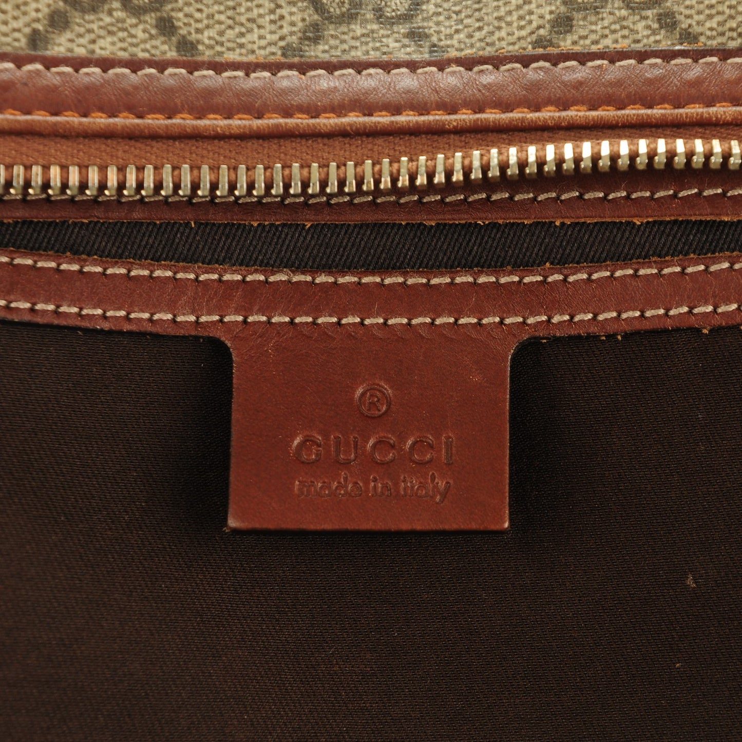 GG Plus Monogram Medium Joy Boston Brown