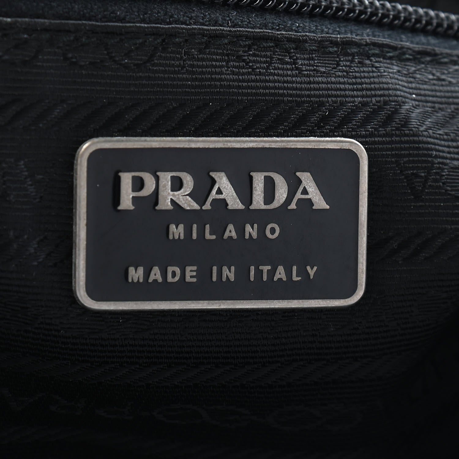 Prada Nylon Vela Medium Cinch Backpack Black 5 of 7