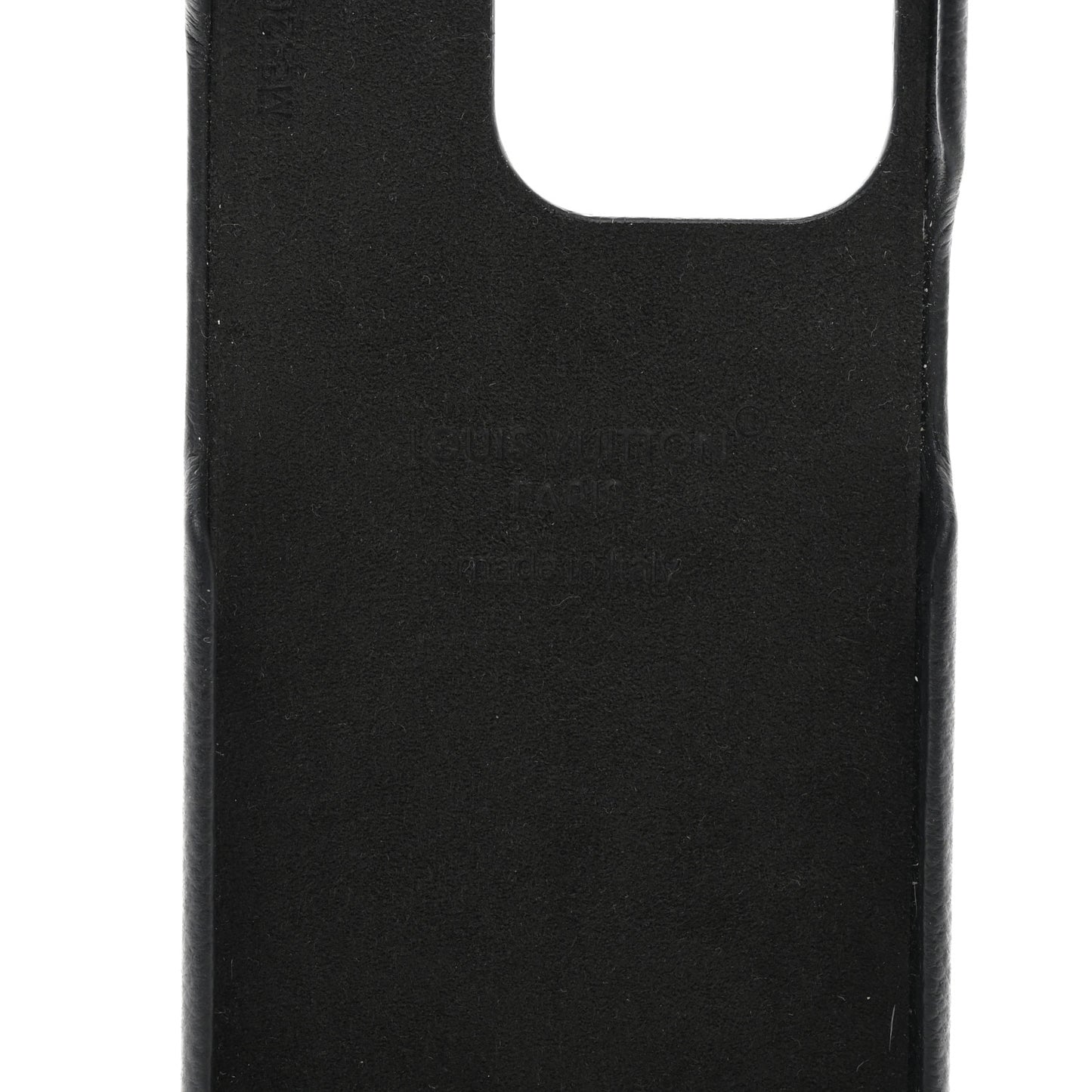 Reverse Monogram Pallas iPhone 14 Pro Bumper Black