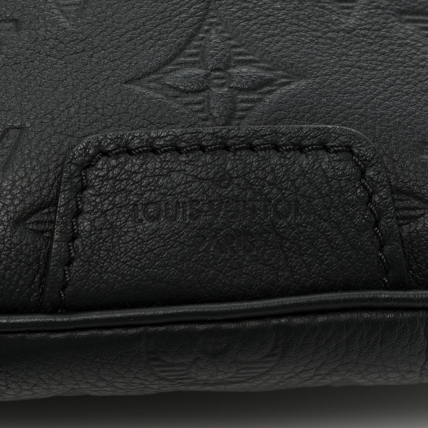 Calfskin Monogram Shadow Discovery Bumbag Black