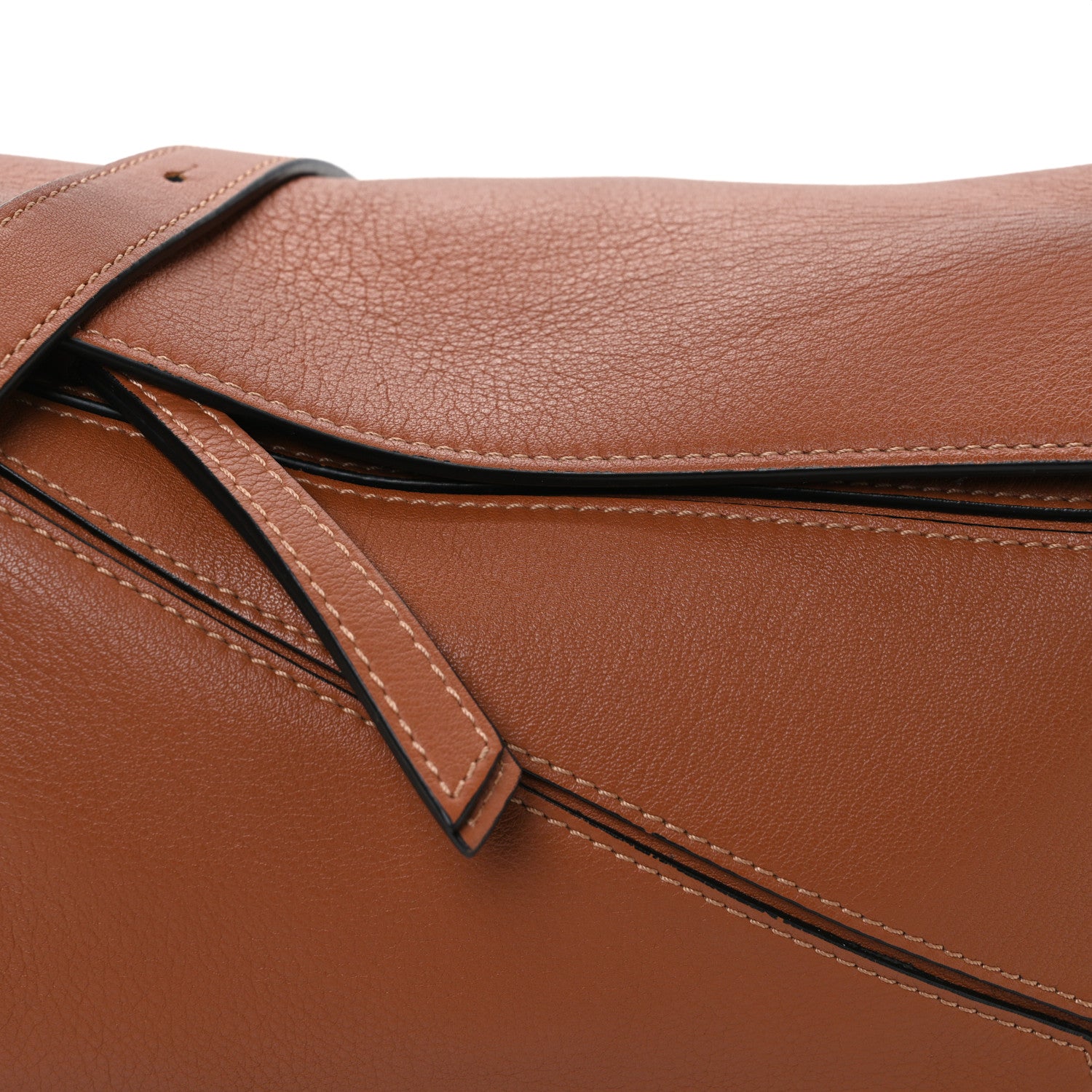 Loewe Calfskin Small Puzzle Bag Tan 7 of 10