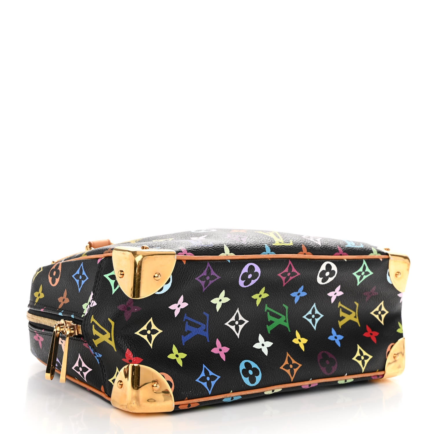 Louis Vuitton Monogram Multicolor Trouville Black 4 of 9