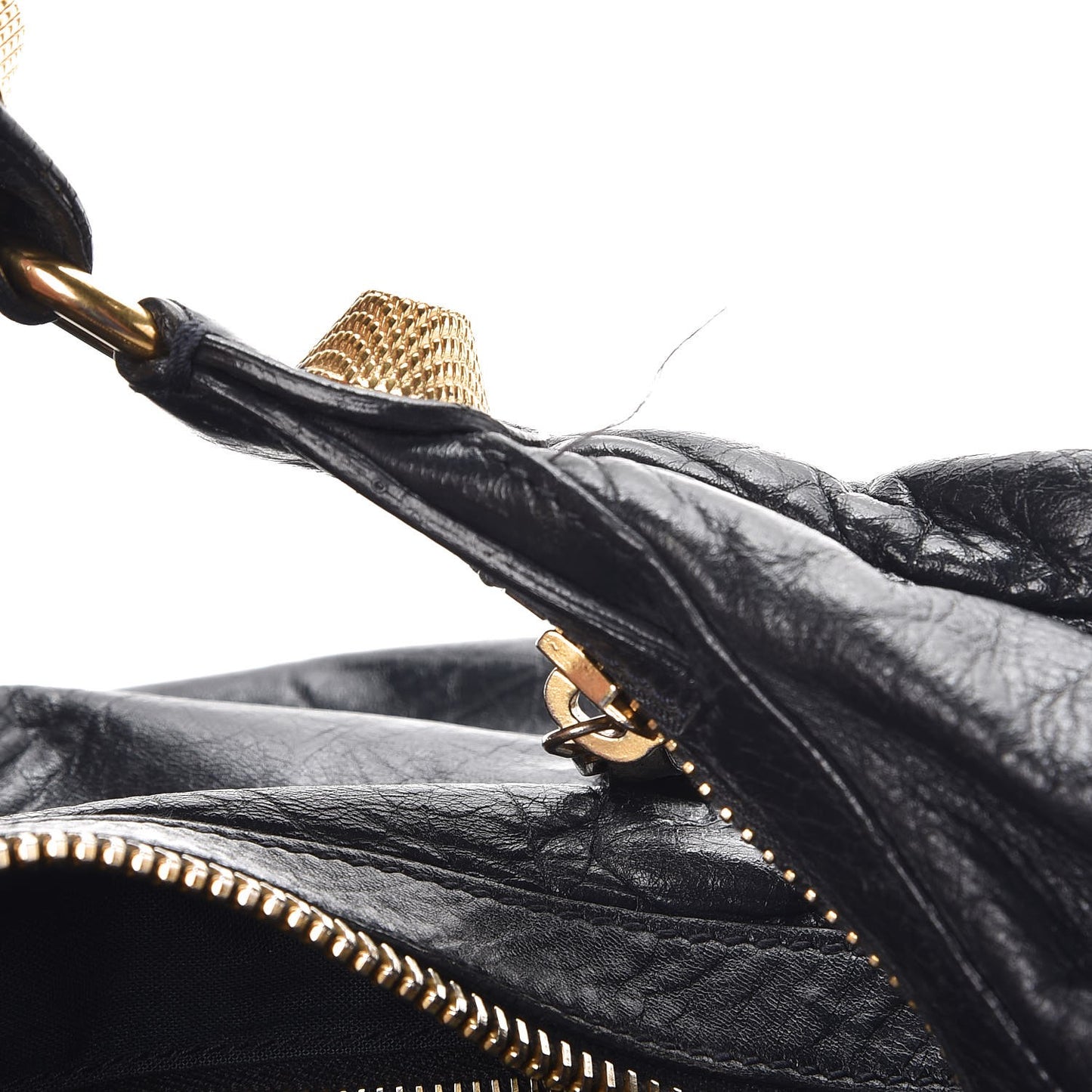 Chevre Giant 21 Gold Hardware Hobo Dark Night