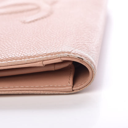 Chanel Caviar Timeless CC Yen Wallet Beige 12 of 18
