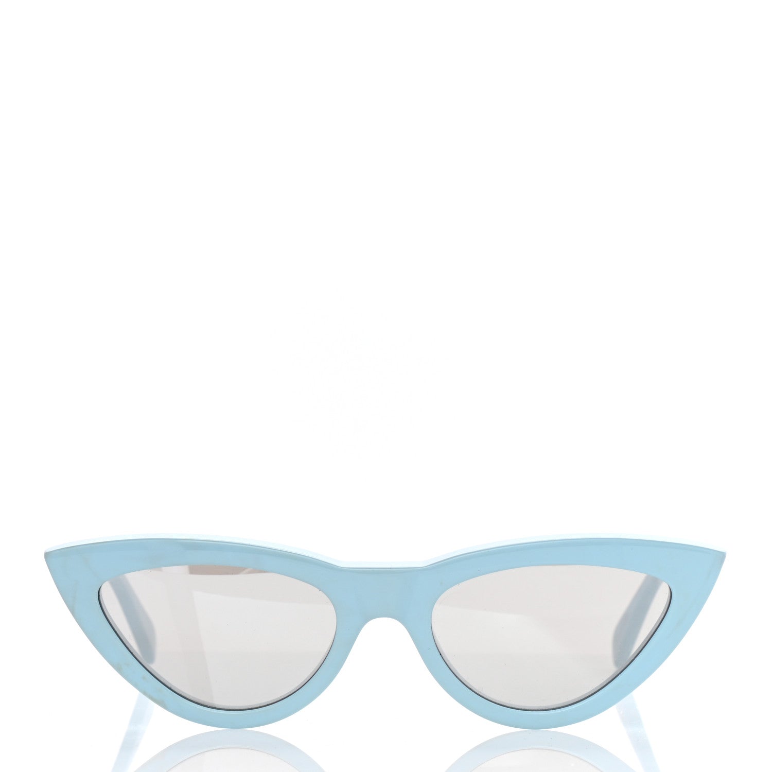 Celine Acetate Cat Eye Sunglasses CL40019I Blue 2 of 4