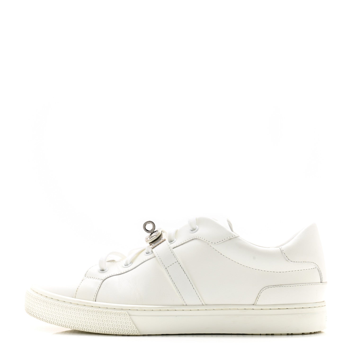 Hermes Calfskin Mens Day Sneakers 40.5 White 1 of 12