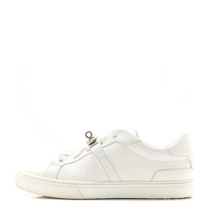 Hermes Calfskin Mens Day Sneakers 40.5 White 1 of 12
