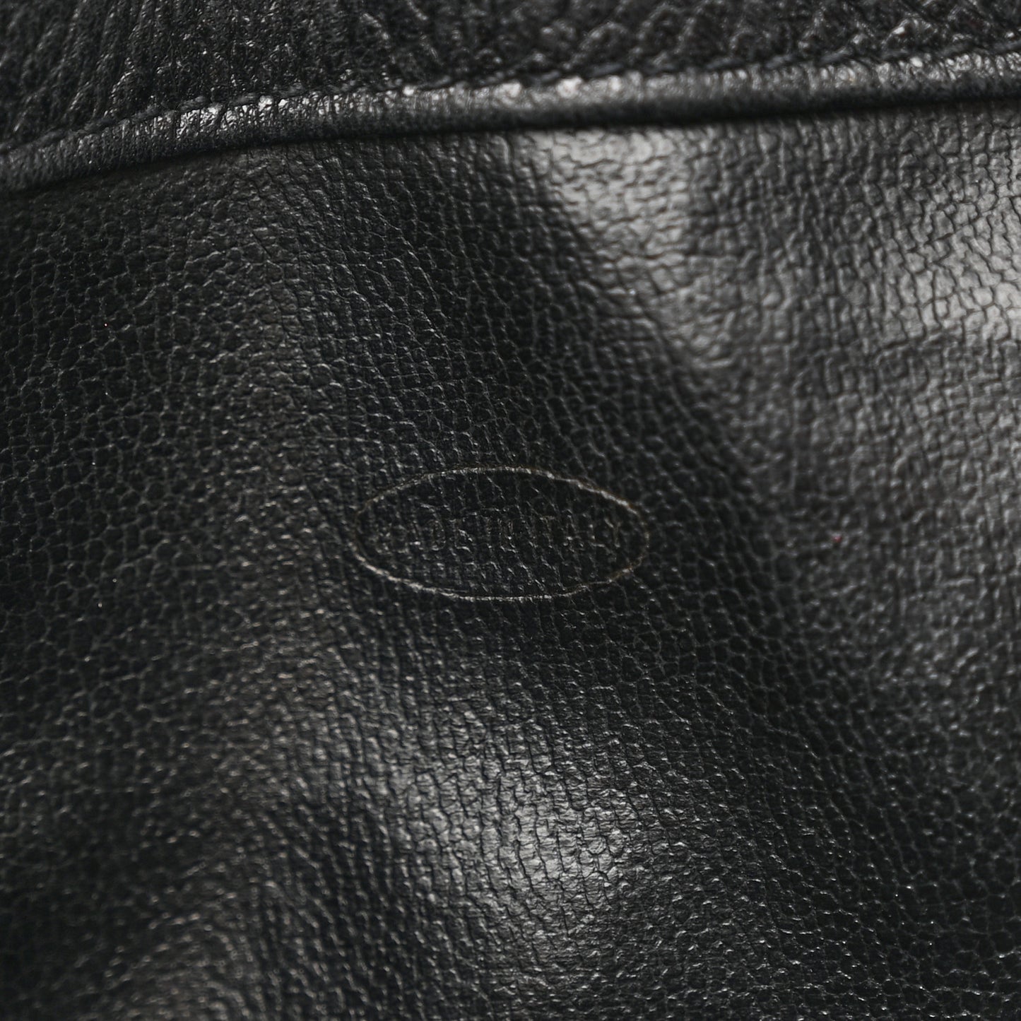 Caviar CC Chain Mini Drawstring Bag Black