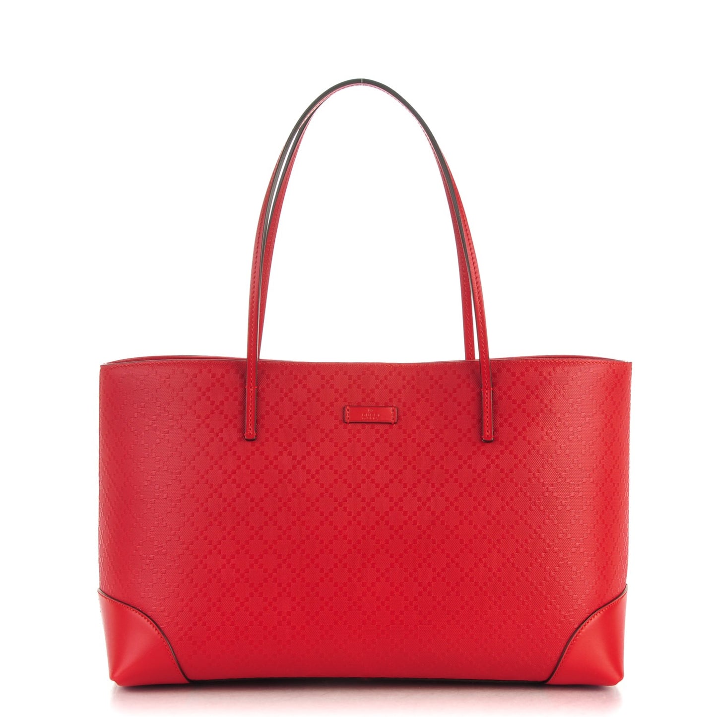 Hilary Lux Bright Diamante Medium Shopper Tote Tabasco