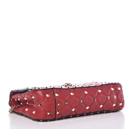 Valentino Garavani Nappa Small Rockstud Spike Shoulder Bag Rosso Valentino 4 of 7