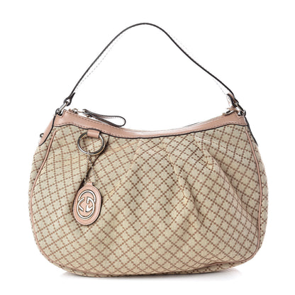 Gucci Diamante Medium Sukey Hobo Beige 1 of 10