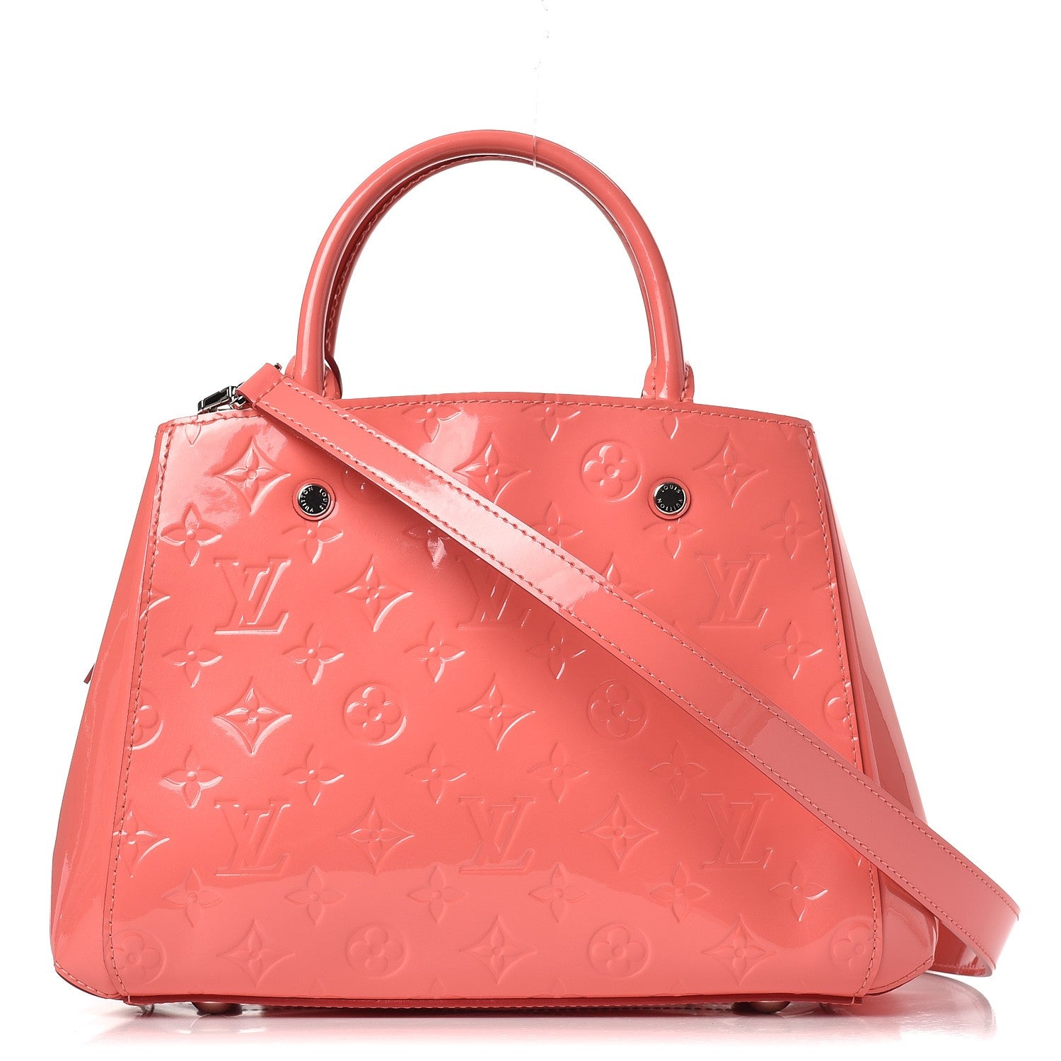 Louis Vuitton Vernis Montaigne BB Poppy 1 of 9
