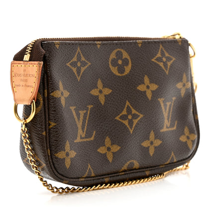 Louis Vuitton Monogram Complice Trunks and Bags Mini Pochette Accessories Beige 3 of 6