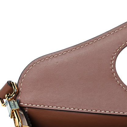 Burberry Canvas Smooth Calfskin Two Tone Mini Pocket Bag Natural Malt Brown 11 of 13