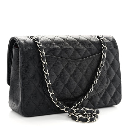 Chanel Caviar Quilted Medium Double Flap Black 3 of 10