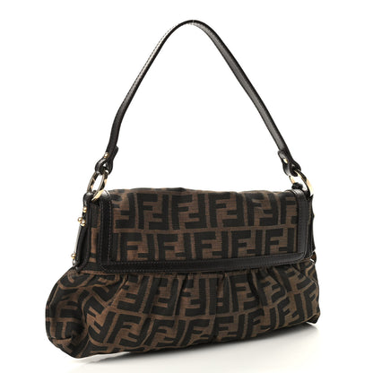 Fendi Zucca Small Chef Shoulder Bag Tobacco 3 of 10
