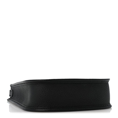 Hermes Taurillon Clemence Evelyne TPM Black 4 of 11