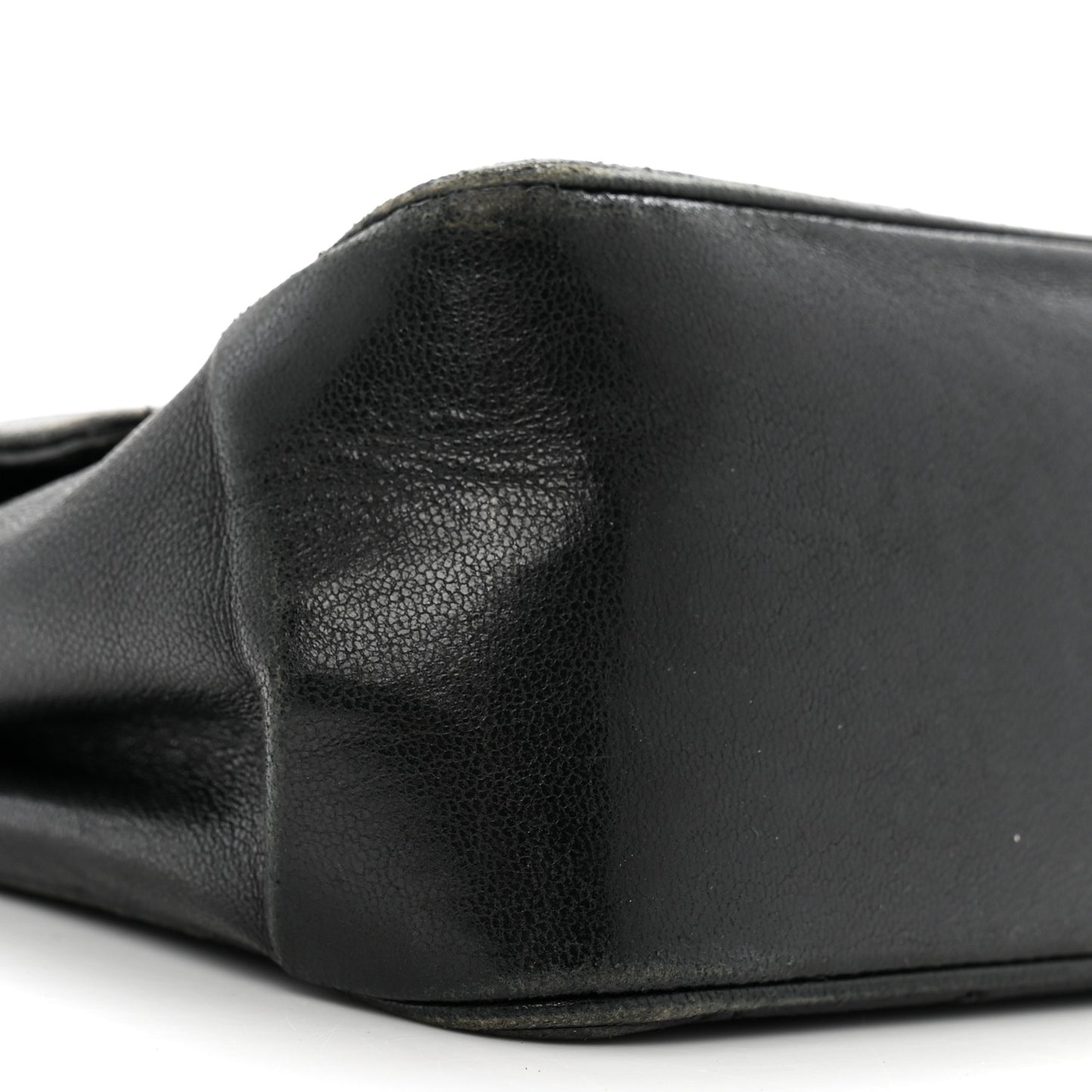 Lambskin Quilted Medium Double Flap Bijoux Chain Black