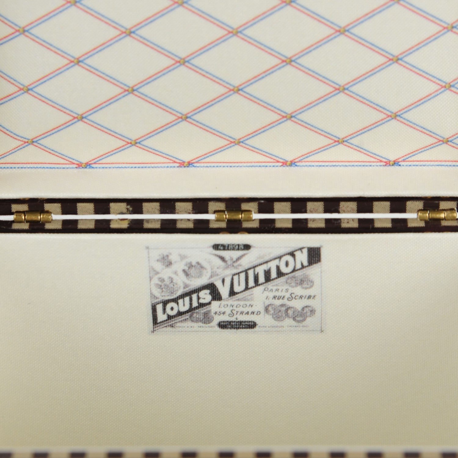 Louis Vuitton Damier 1895 Ladies Hat Trunk Mini Malle Chapeaux Jewelry Box 6 of 7