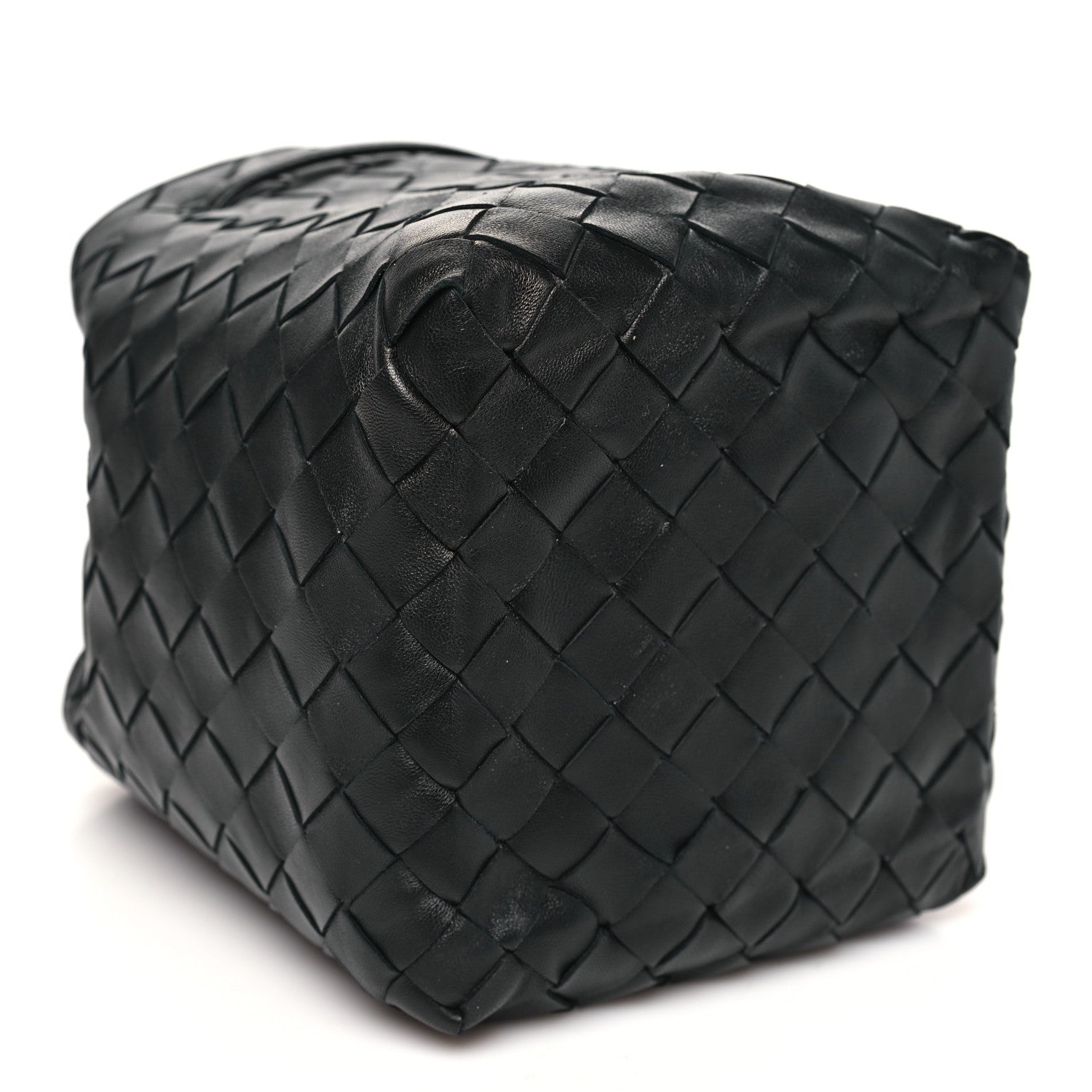 Bottega Veneta Nappa Intrecciato Small Drawstring Bucket Bag Black 8 of 9