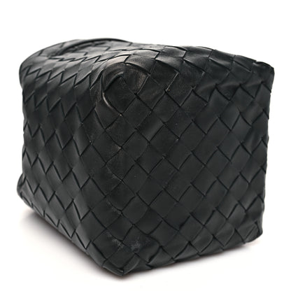 Bottega Veneta Nappa Intrecciato Small Drawstring Bucket Bag Black 8 of 9