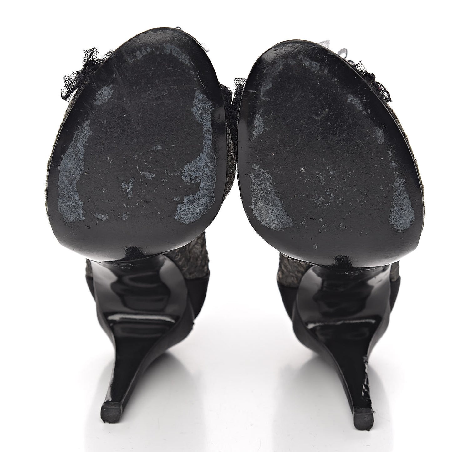 Lace Mesh Booties 39 Black
