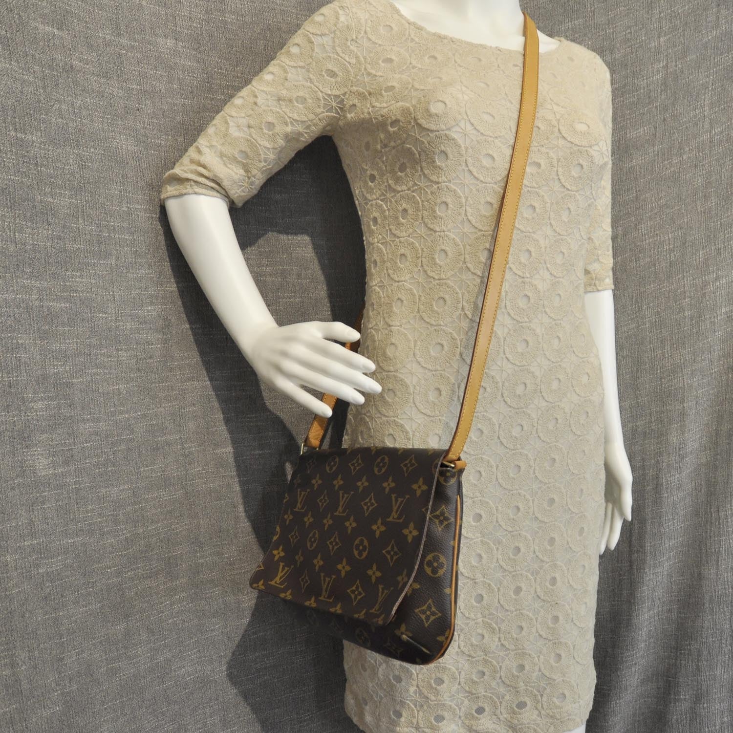 Louis Vuitton Monogram Musette Tango Long Strap 2 of 8