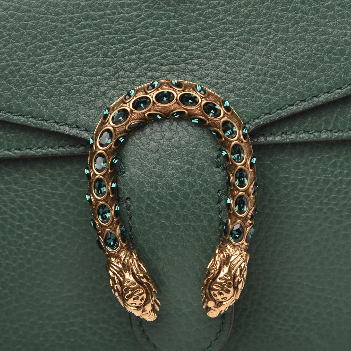 Calfskin Mini Dionysus Shoulder Bag Emerald