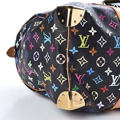 Louis Vuitton Monogram Multicolor Keepall 45 Black 7 of 13