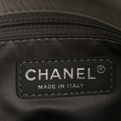 Chanel Lambskin Quilted Maxi 3 Flap Bag Grey 6 of 8