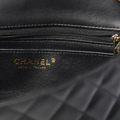 Chanel Lambskin Quilted Mini Coco Charms Rectangular Flap Black 6 of 11