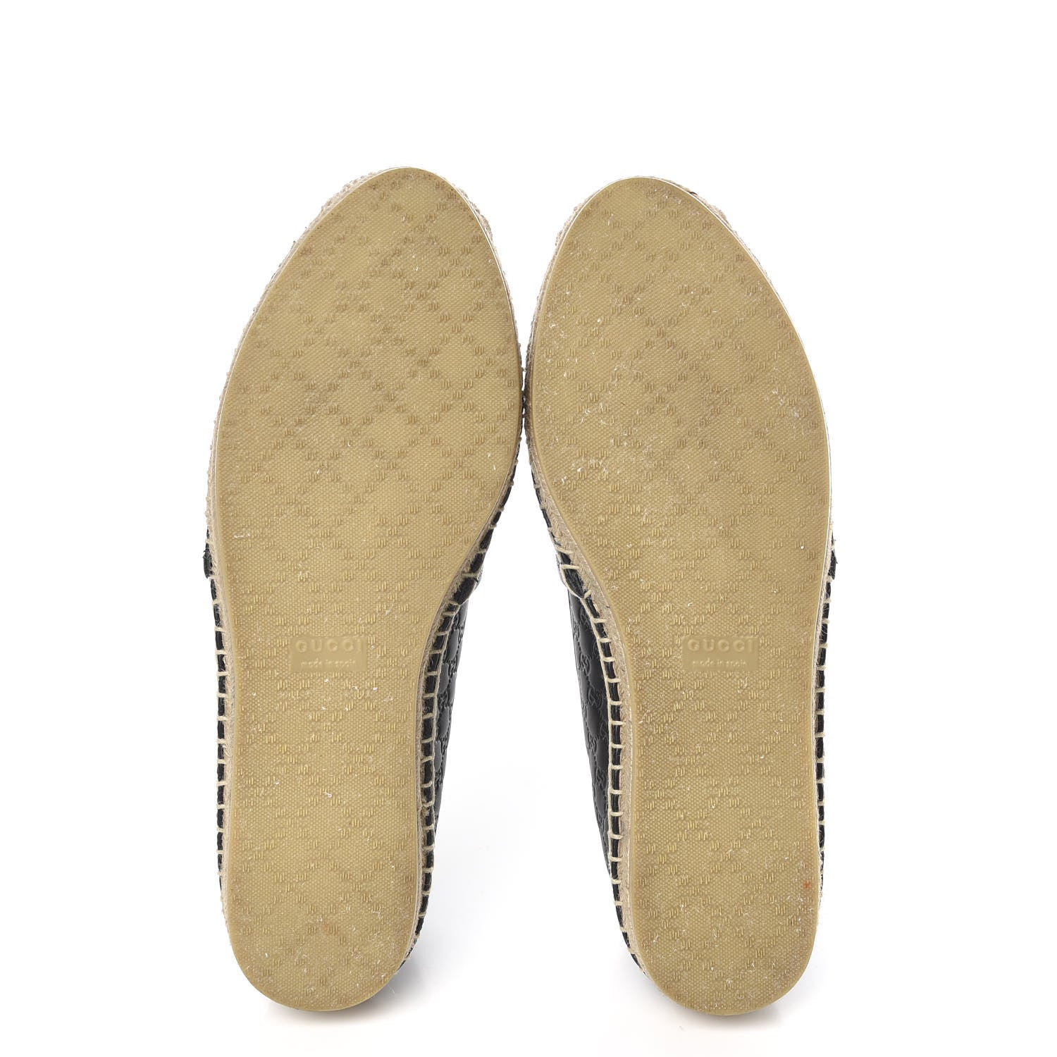 Gucci Microguccissima Signature Espadrilles 37.5 Black 5 of 9