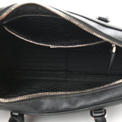 Prada Saffiano Lux Petite Bowler Black 5 of 10