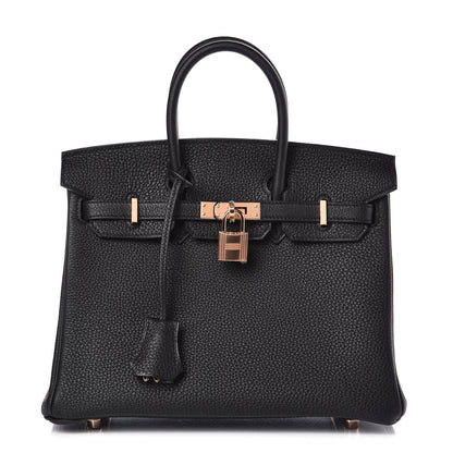 Hermes Togo Birkin 25 Black 1 of 33