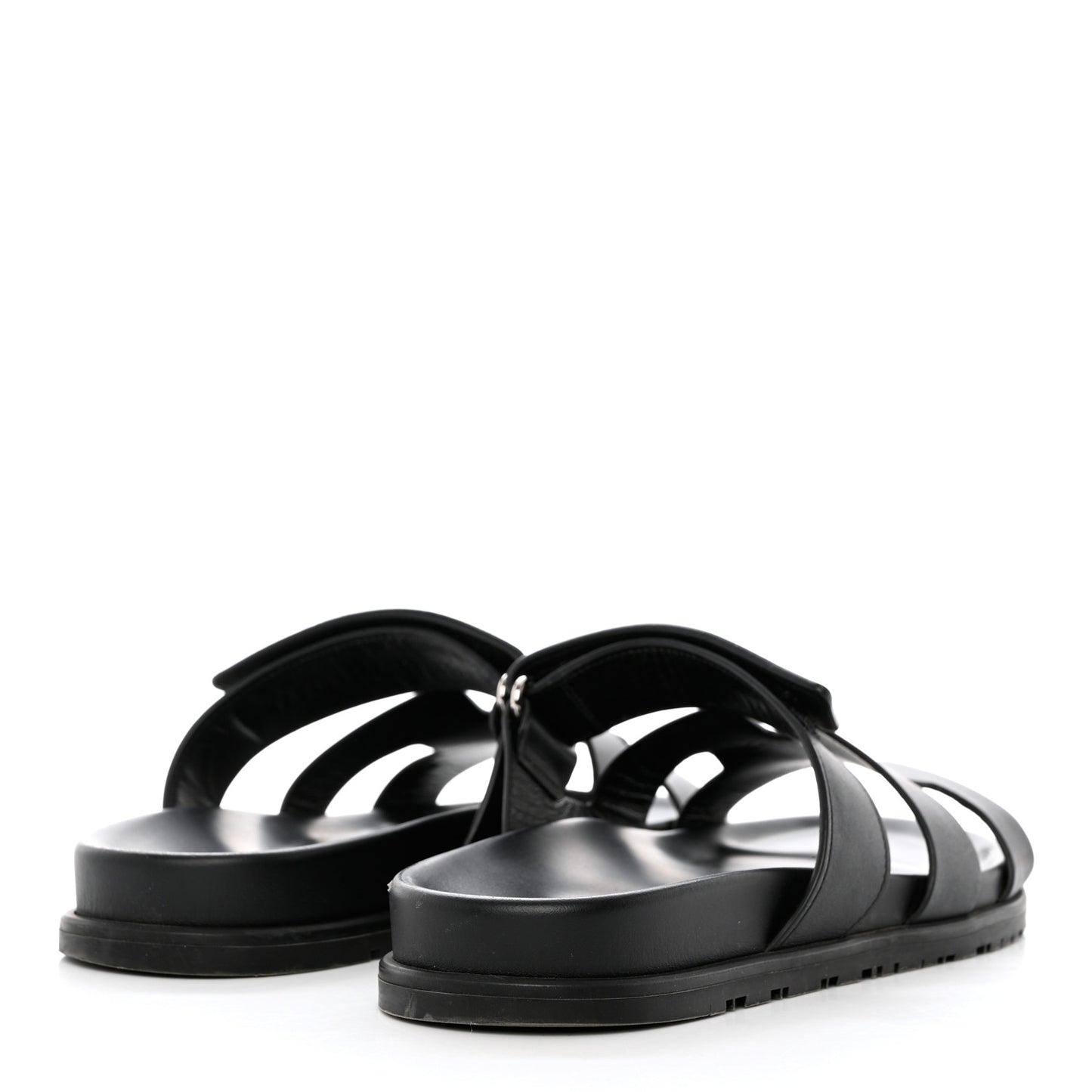 Calfskin Womens Chypre Sandals 40 Black