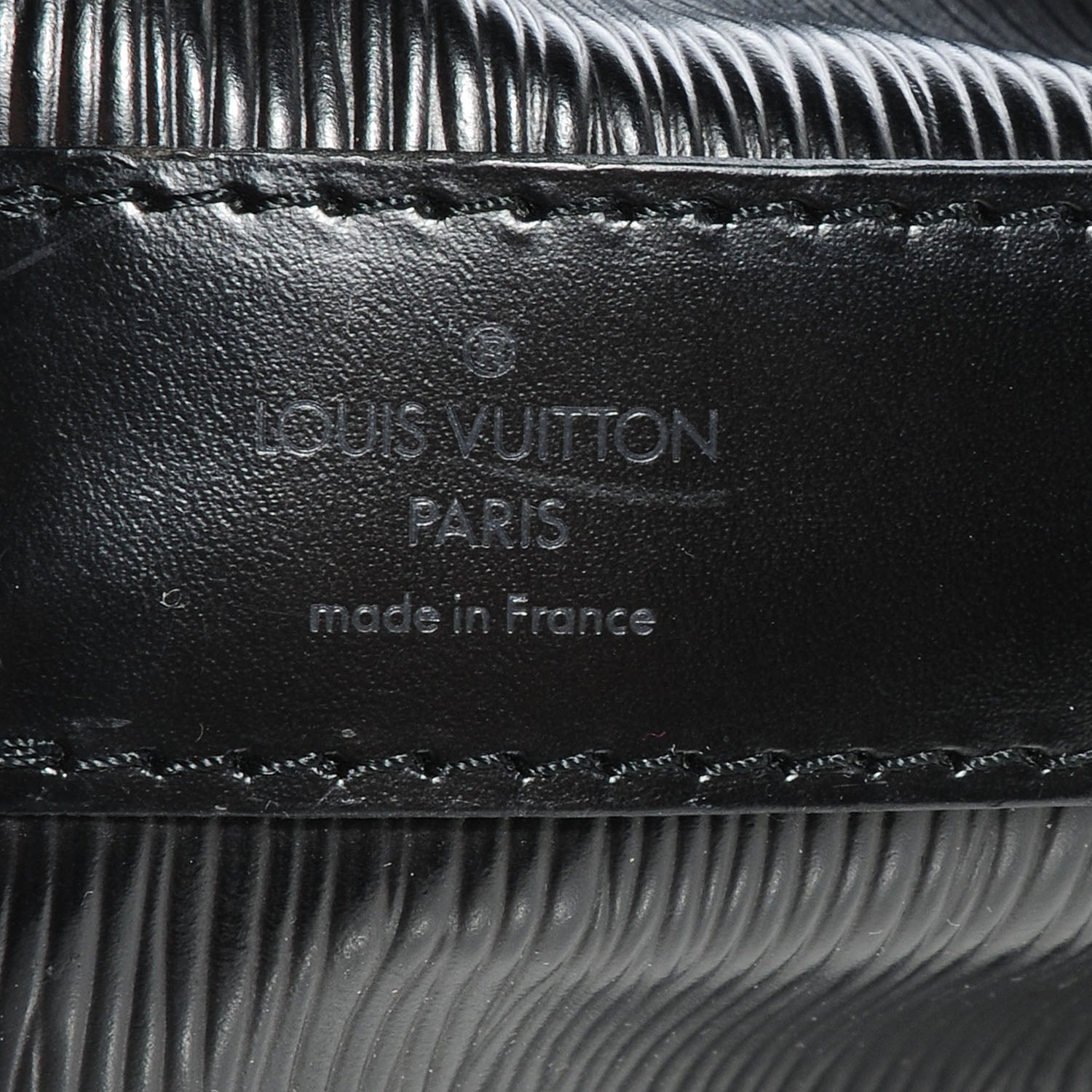 Louis Vuitton Epi Sac D'Epaule Black 6 of 7