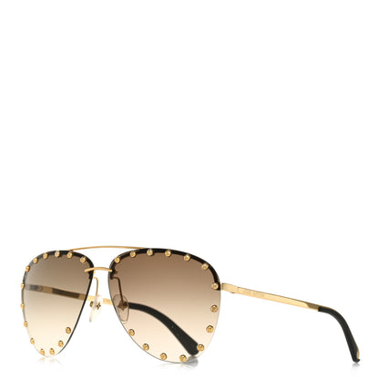 Louis Vuitton The Party Aviator Gradient Sunglasses Z0914U Brown 1 of 7